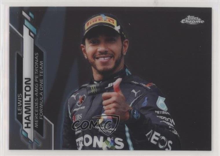 2020 Topps Chrome Formula 1 F1 Racers Lewis Hamilton #174 x9s