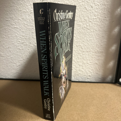 Vintage When Spirits Walk Paperback Christine Gentry 1988 VG OOP 1st Edition - Foto 2 di 8