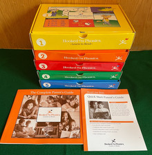 Vintage Hooked on Phonics Learn to Read Levels 1-5 Box Sets Homeschool Teaching