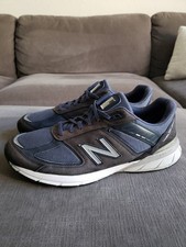 Size 12 - New Balance 990v5 Men's Athletic Sneakers WIDE 2E - Navy Made in USA
