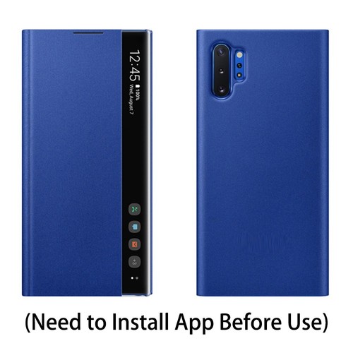 Flip Case Window View Smart Phone Cover for Samsung Galaxy Note20 Ultra, Note10+ - Photo 12 sur 12