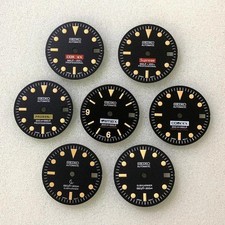 28.5mm Retro Watch Dial Green Luminous for Nh36 Nh35 Movement Watch Accessories