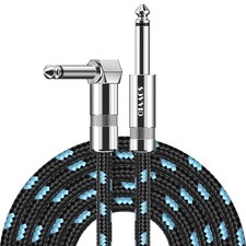 Guitar Cable 20FT Professional Instrument Cable Electric Guitar AMP Cord Upda...