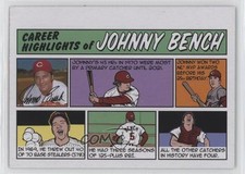 2022 Topps Heritage High Number 1973 Topps Comics Johnny Bench #73TC-31 HOF 0b2