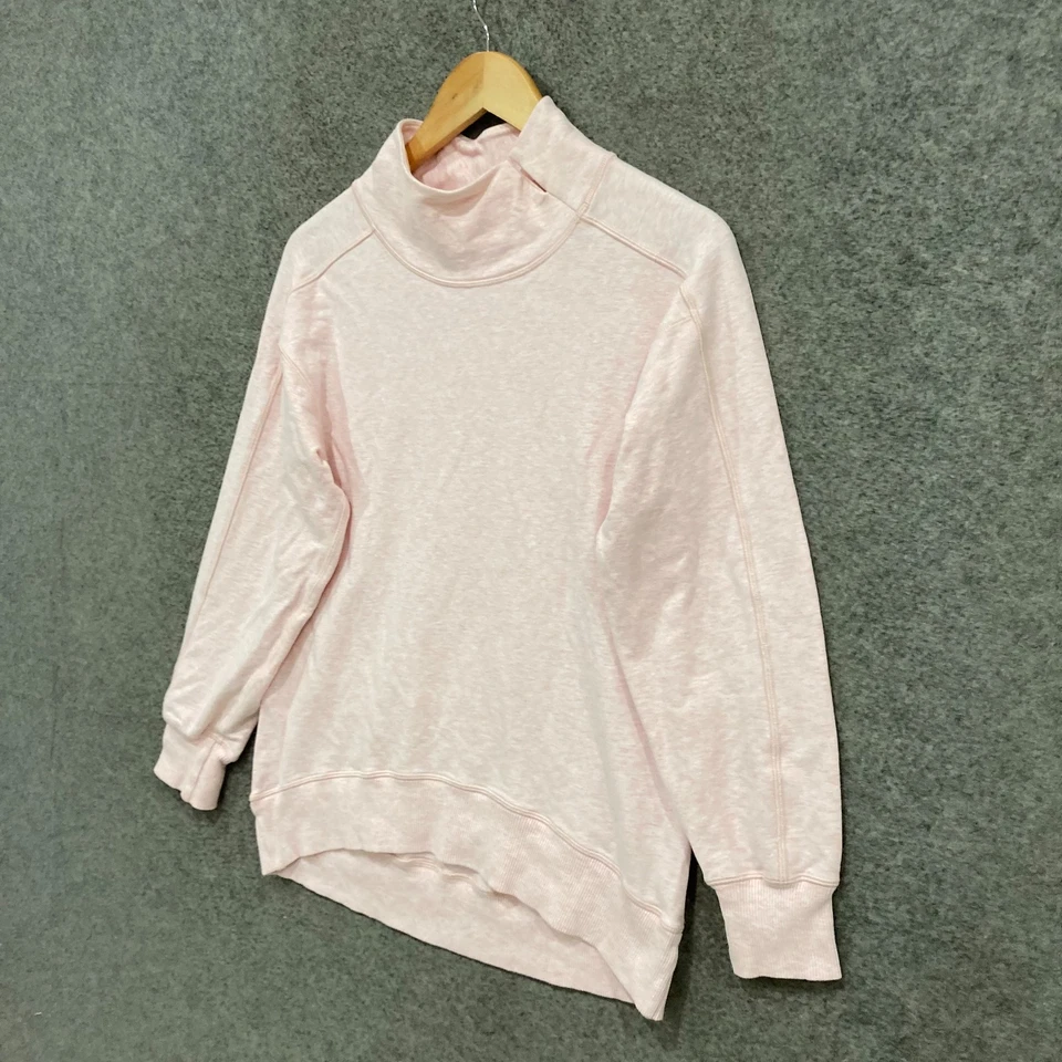 Lululemon Womens Jumper Size 6 AUS 10 Pink High Neck Long Sleeve 22812 - Image 2 of 4