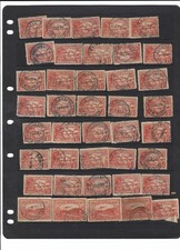 PAPUA NEW GUINEA LARGE POSTMARL LOT OF 40X 1930s