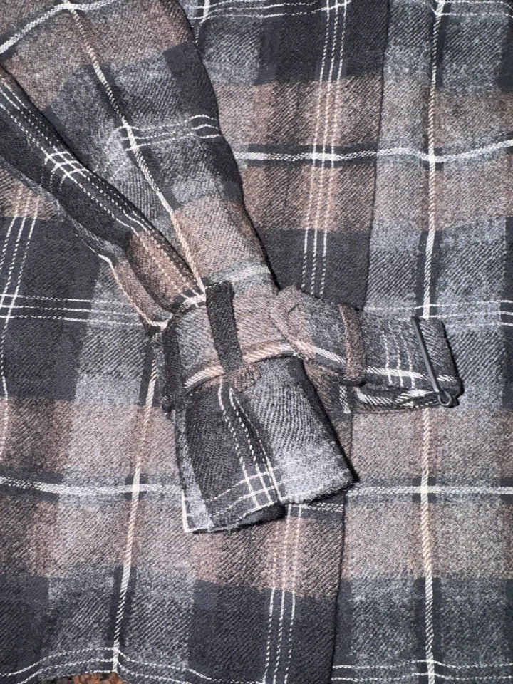 Blazer JENNE MAAG Mezcla Lana Talla S Negro Multi Cuadros Franela Negocios Preppy Nuevo con Etiquetas Foto 4 de 4