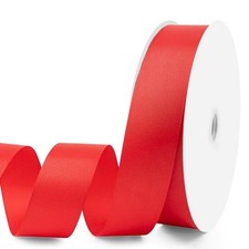 1-1/2" X 100 Yards Red Grosgrain Ribbon, Premium Grosgrain Ribbon for Sewing,...