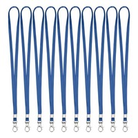 10 StüCk 43 Cm Polyester Flachband Mit Karabinerhaken FüR , Marineblau
