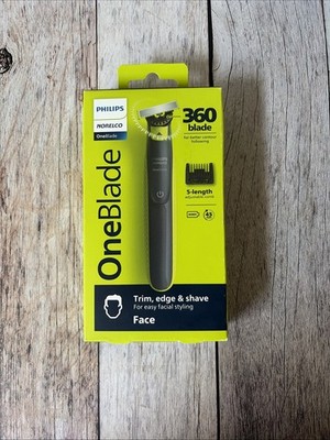 Philips Norelco OneBlade 360 Face Hybrid Rechargeable Electric Trimmer QP2724/70