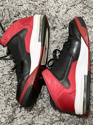 Nike Air Jordan Size 12 - Air Jordan Flight Origin 3 Gym Black Red