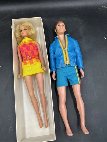 Vintage Barbie And Ken Doll Lot- Japan. Blonde Mod Outfit 1960s. ML