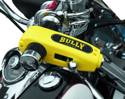 BikeMaster 132255 Bully Lock Bully Grip Lock - Yellow