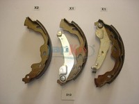 Japko 55212 Bremsbackensatz 4 Bremsbacken Trommelbremse