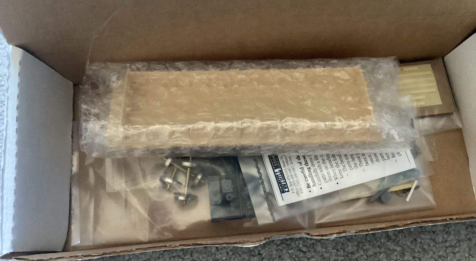 Foothills Model Works On3 On30 Kit FMW-2208 West Side Lumber Car w/Trucks NIB