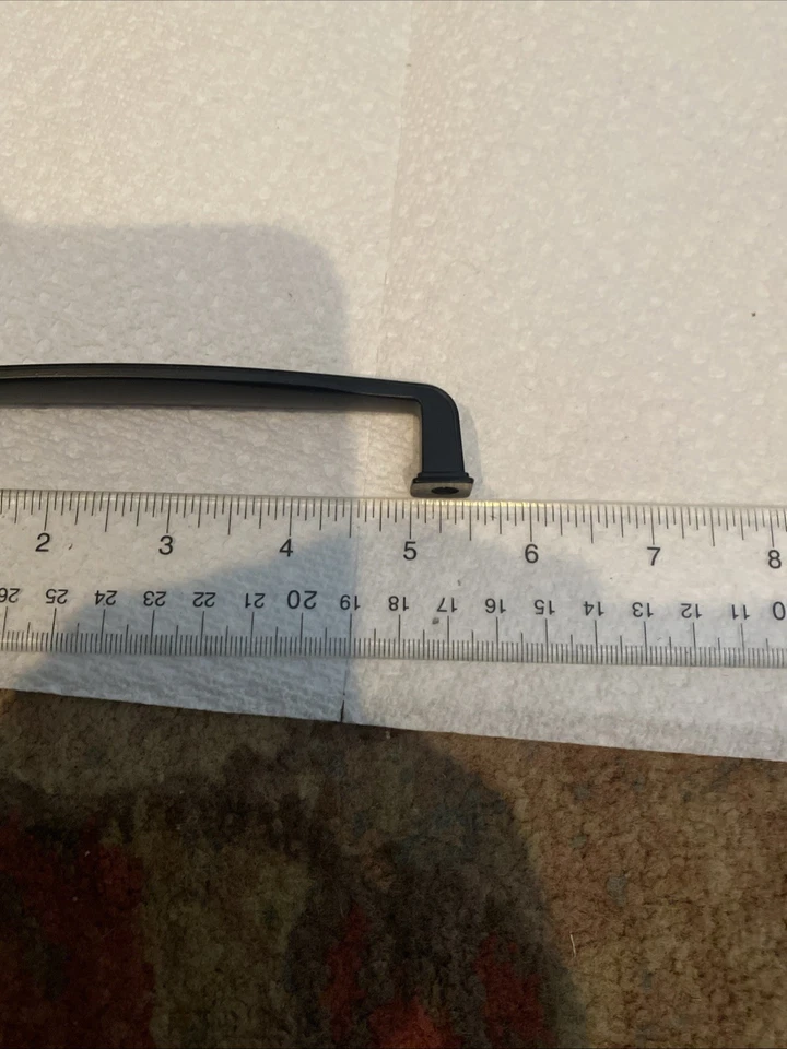 Cabo de armário de cozinha preto fosco 5 polegadas pacote com 5 WHR032 - Imagem 3 de 3