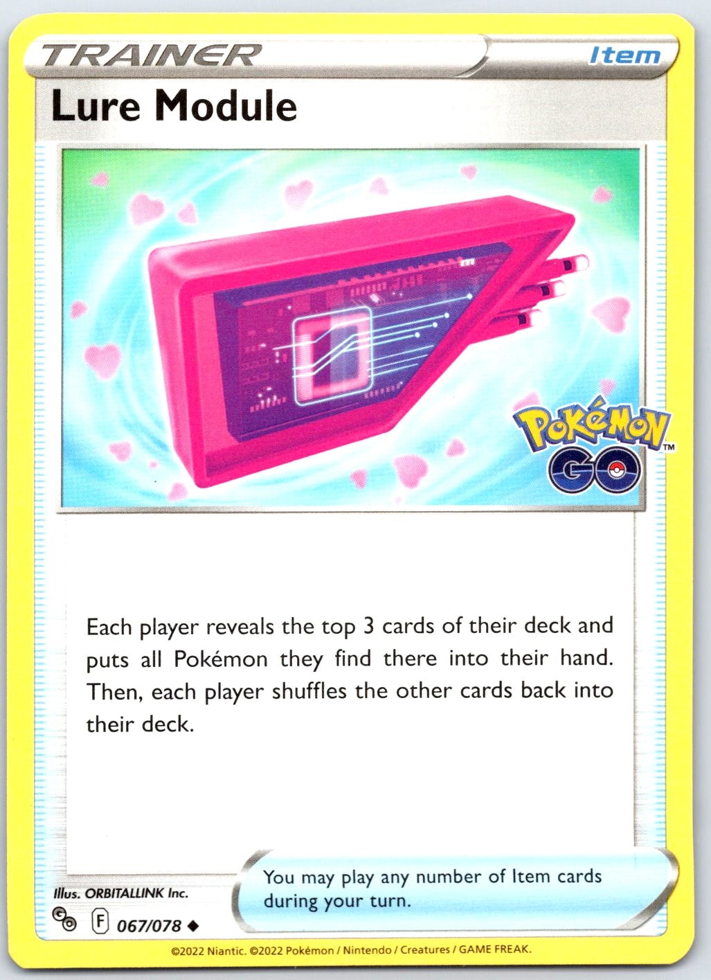 LURE MODULE 067/078 POKEMON GO POKEMON LP