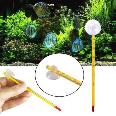 Fish Tank Water Temperature Thermometer Glass Meter Precision. I3Z2 K9L4 Q7R3