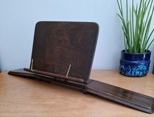 Vintage Edwardian Wooden Folding Travel Music Stand Prop Display Lecture Desk