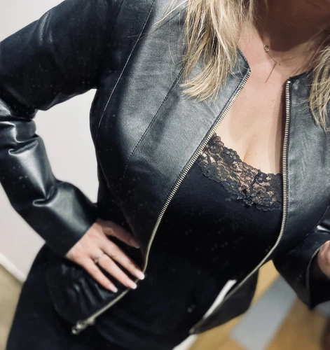 UNDERCOVER Giacca da motociclista Victoria's Secret Moda International in vera pelle SmallRet. 298€