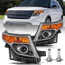 2011-2015 Ford Explorer Headlights Headlamps Lights Leftright 11 12 13 14 15