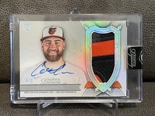 🔥Colton Cowser 2024 Topps Dynasty RPA RC Patch Silver Auto 4/5 Orioles