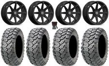 Valor V01 14 Wheels Black 29 Ceros Tires Honda Rincon Rancher