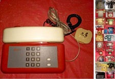 TELEFONO FISSO A TASTI SIRIO ROSSO, anni 90 e altri, vendita singola
