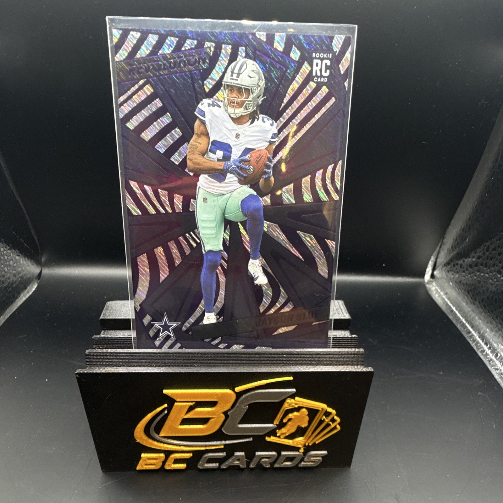 Panini 2025 Revolution Rookies Jaydon Blue Rookie Purple Storm /175 #214 Cowboys