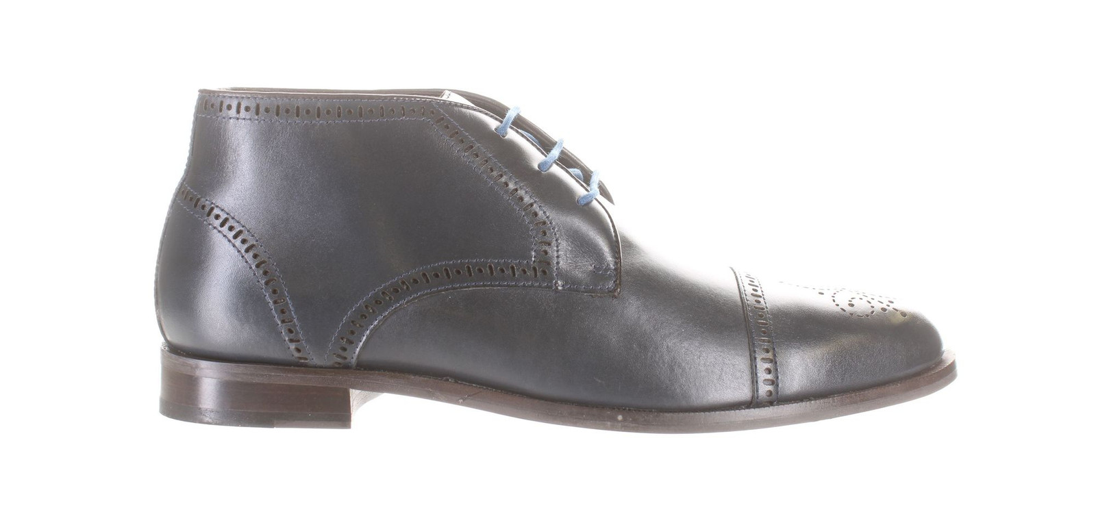 Marc Joseph Mens Allen St Navy Napa Ankle Boots Size 10.5 (2481221)