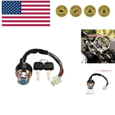 6 Wire Ignition Key Switch On Off 2 Position Replacement for 50cc 70cc 90cc 1...