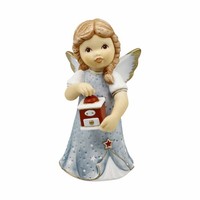 Goebel Engel WüRziger Kaffeeduft, Biskuit-Porzellan, Bunt, 10 Cm, 11751131