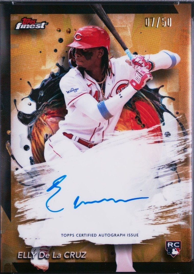 2024 Topps Finest - Elly De La Cruz #FA-ED for sale | eBay