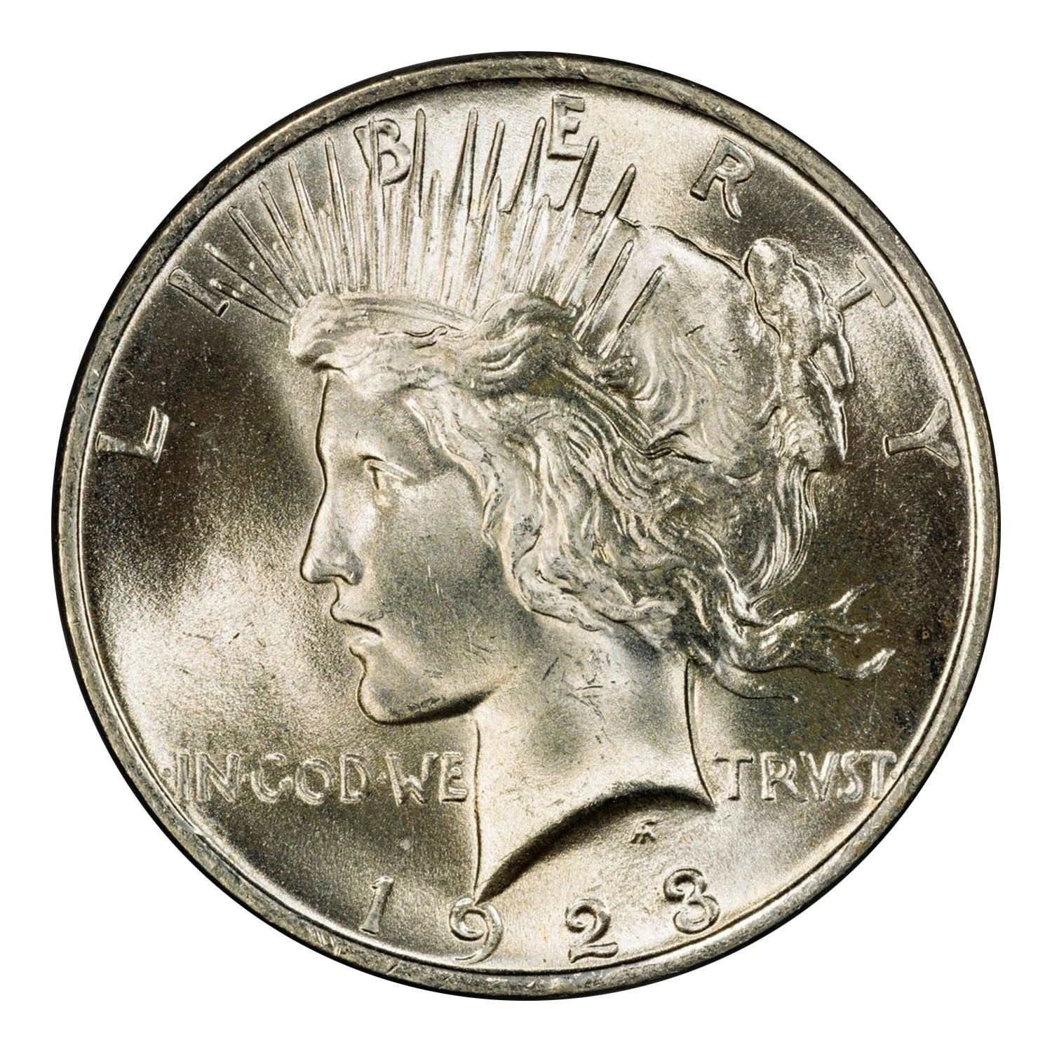 1923 Peace Dollar PCGS MS-67
