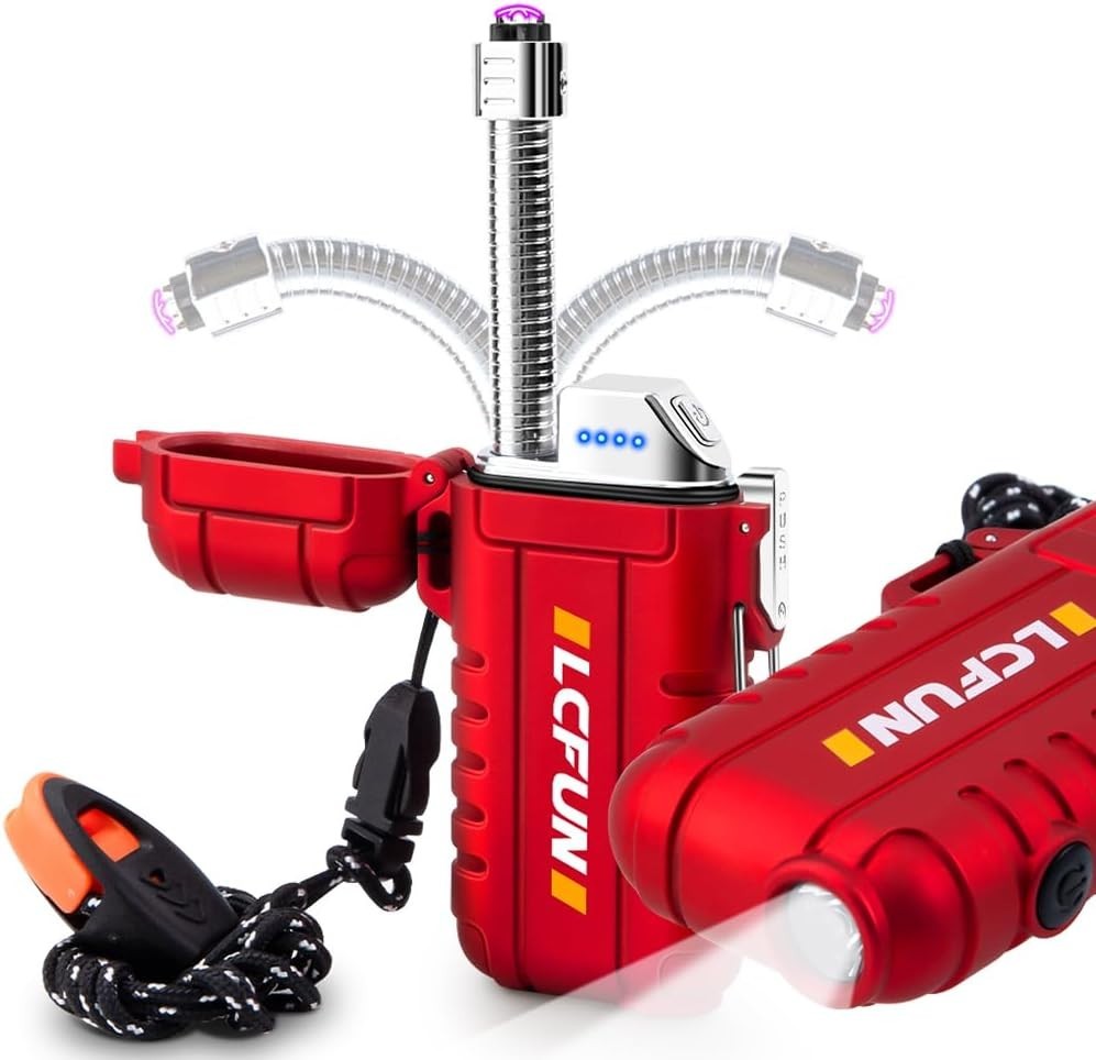 With Usb Rechargeable And Led Indicator - Waterproof