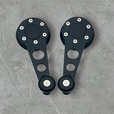 Window Cranks For Porsche 914 924 944 Black Wblack Knobs Onyx Nl Window Cranks For Porsche 914 924 944 Black Wblack Knobs Onyx Nl