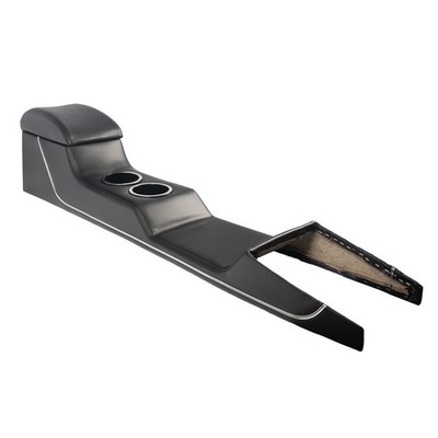 TMI Deluxe Full Length Center Console Black Coupe/ Fastback Mustang 65-66 w/ ...