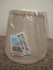 HOMECONCEPT TEXTURED OATMEAL LAMP SHADE    TOP 5"X BOTTOM 8"XSLANT HEIGHT 7"