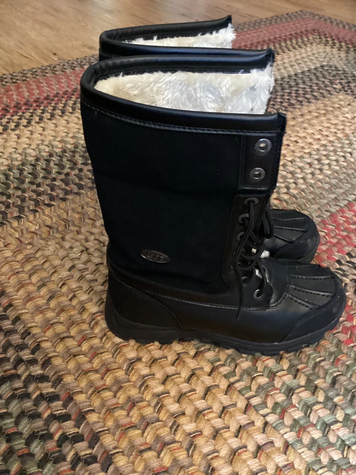 Botas de inverno pretas masculinas Lugz tamanho 5,5 - Imagem 2 de 4