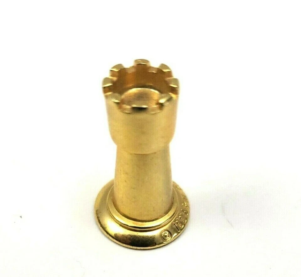 TORRE DORADA Star Trek 3D Tridimensional Ajedrez Piezas de repuesto 1994 Foto 2 de 3