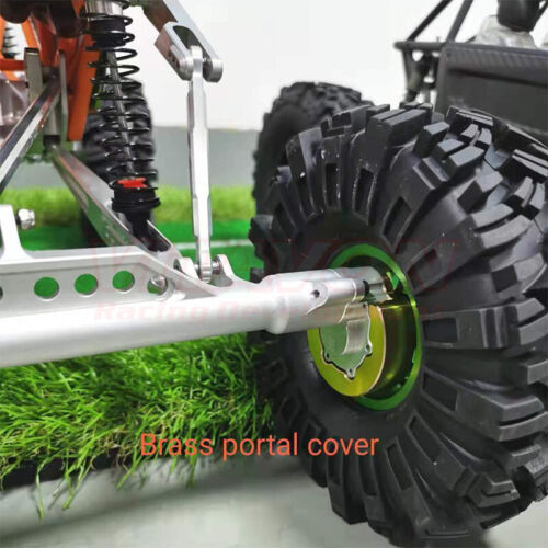 VITAVON AR14B Front & Rear Portal kit with Brass covers for Axial RBX10 Ryft - Picture 8 of 9