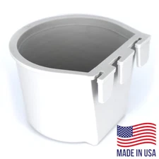 Pinnon Hatch Farms 1 Cup/8 Fl Oz Hanging Shift-Lock Water and Feed Cage Cups