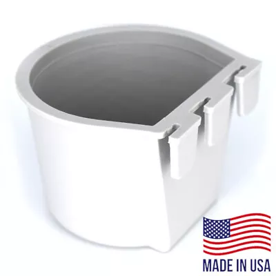 Pinnon Hatch Farms 1 Cup/8 Fl Oz Hanging Shift-Lock Water and Feed Cage Cups