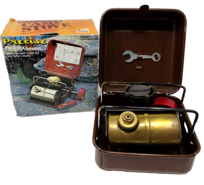 Vintage Precise Phoenix Backpacker Camp Gas Stove Mini Portable