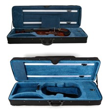 Portable 4/4  Violin Storage Case Box Gig Bag Violin Fiddle Accessory w/ Strap]