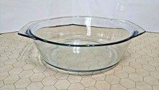 Cazuela de vidrio transparente Marinex (tostador/horneado) - con asas - 9" X 2,75"