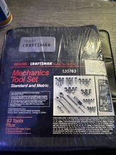 Vintage 22 Piece Craftsman No. 34789 Metric Socket Set Case U.S.A. 1/4 ...