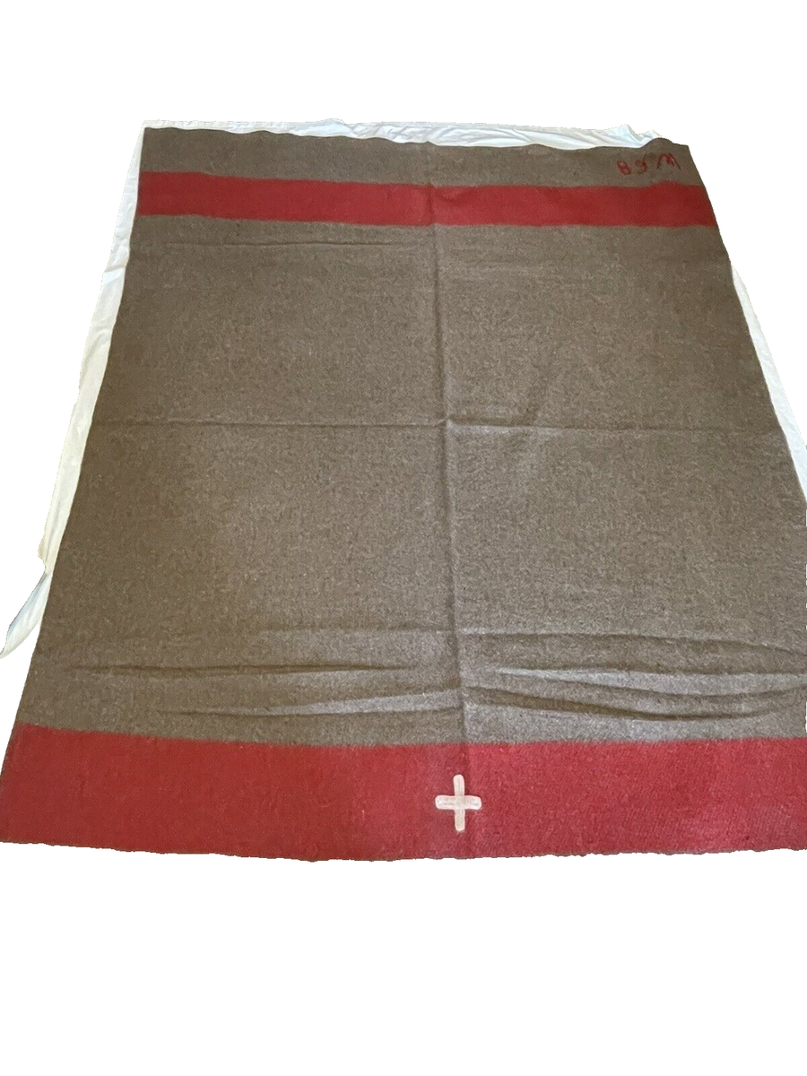 GENUINE SWISS ARMY VINTAGE 100% PURE WOOL BLANKET NEW . | eBay