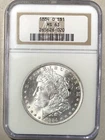 1884 O Morgan Dollar MS 63 NGC Silver $1 Uncirculated Coin FROSTY WHITE Tone