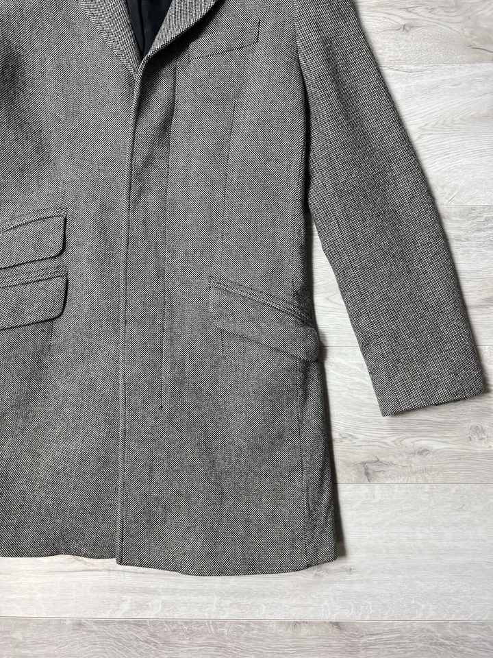 Reiss Sundown Single Breasted Wool Coat Gray Men’s Size S - Image 4 of 4